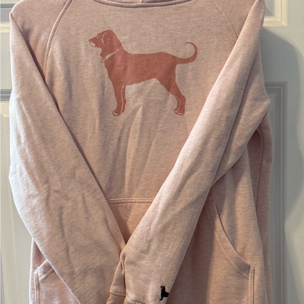 The Black Dog Light Pink Oversized Camp Hoodie